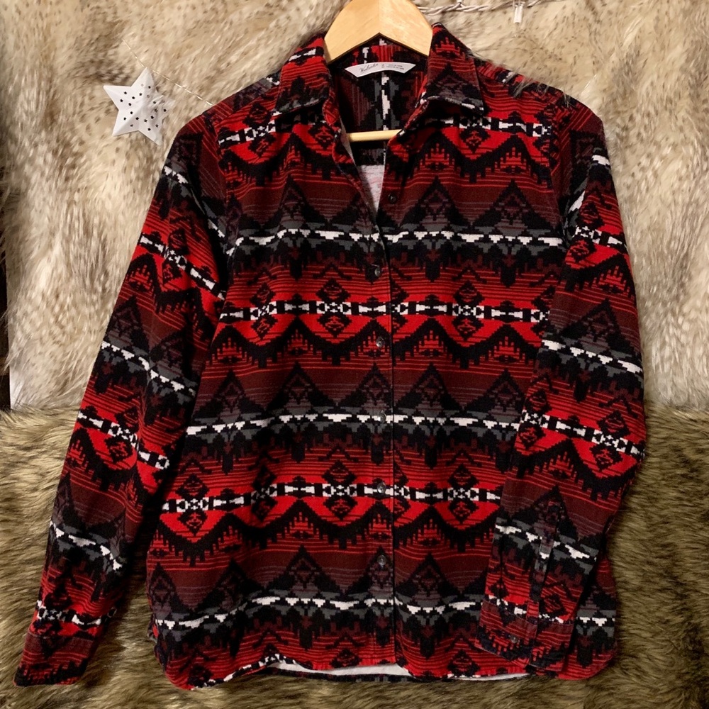 Woolrich Keystone Printed Button Down Shirt - Picture 1 of 3